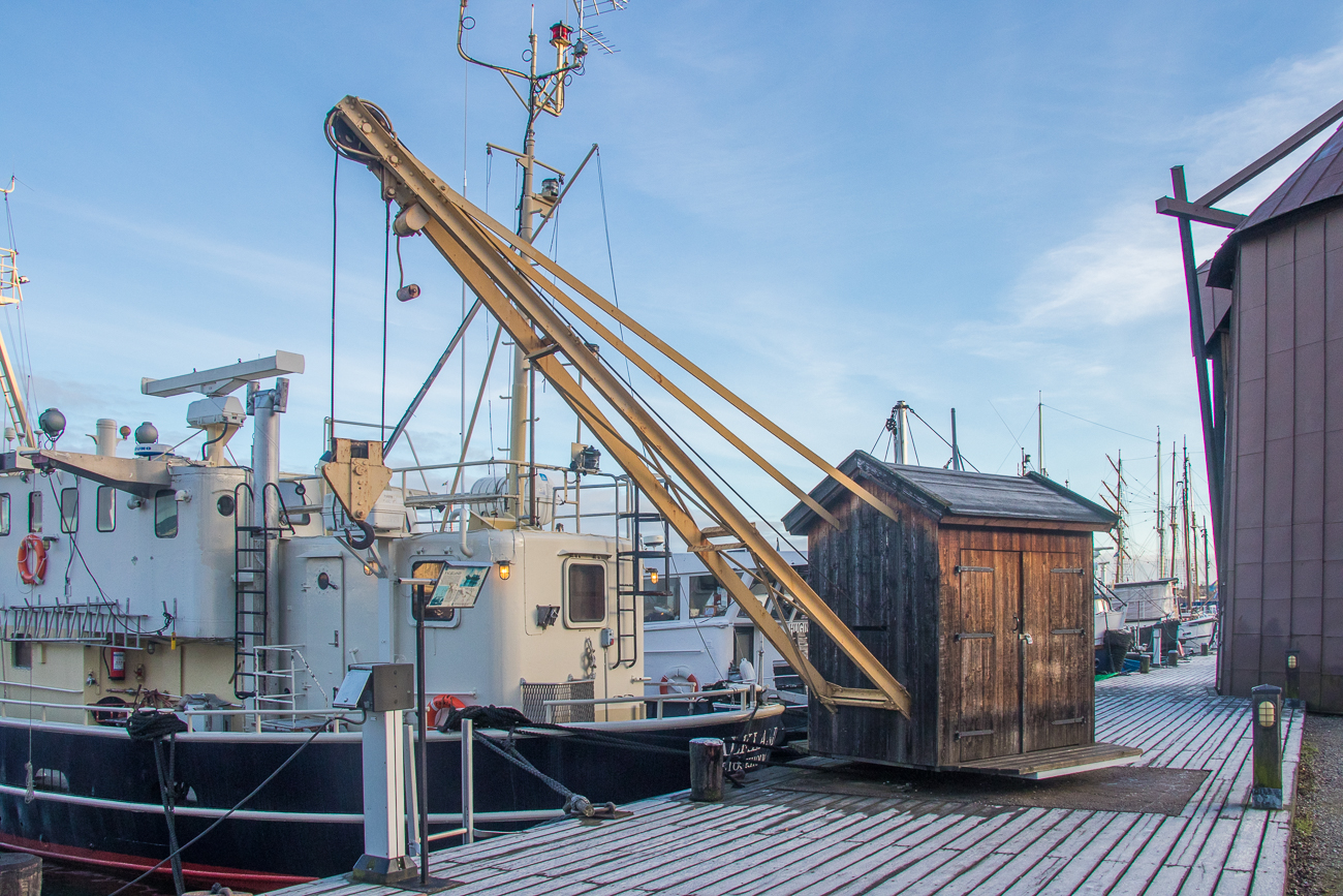 Kran am Hafen von Skeppsholmen 