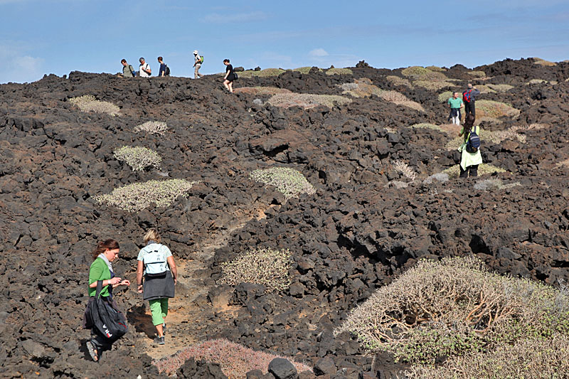Wanderung durch die Lava