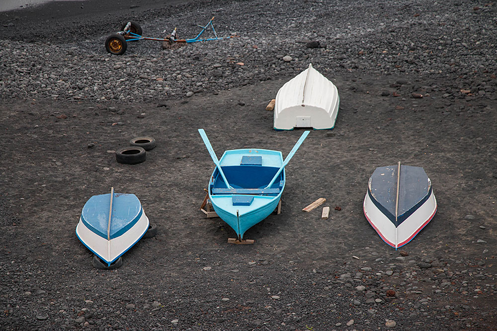 Boote auf dem Trockenen