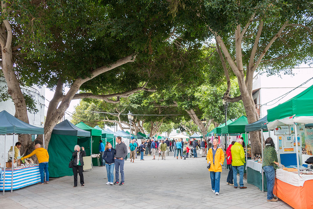 Auf dem Markt in Haría