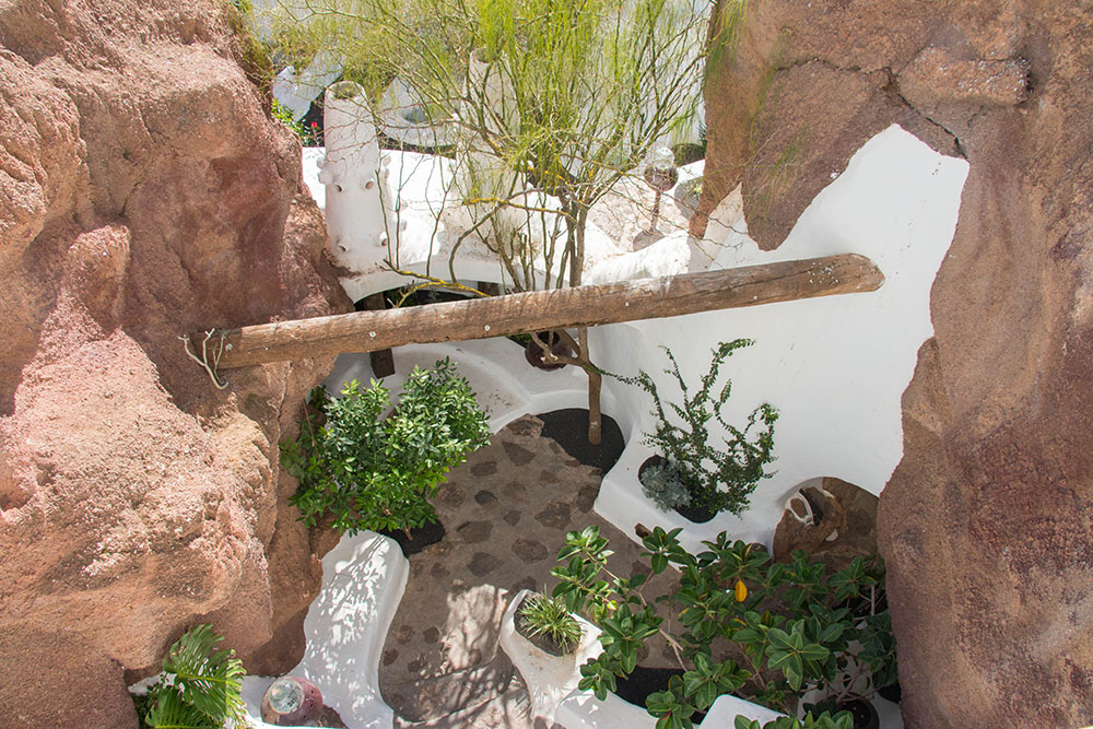 Schattiger Patio