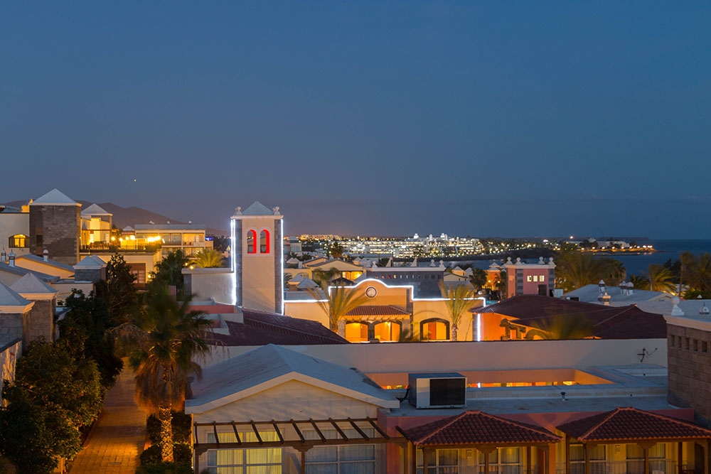 Blick aus unserem Hotelzimmer