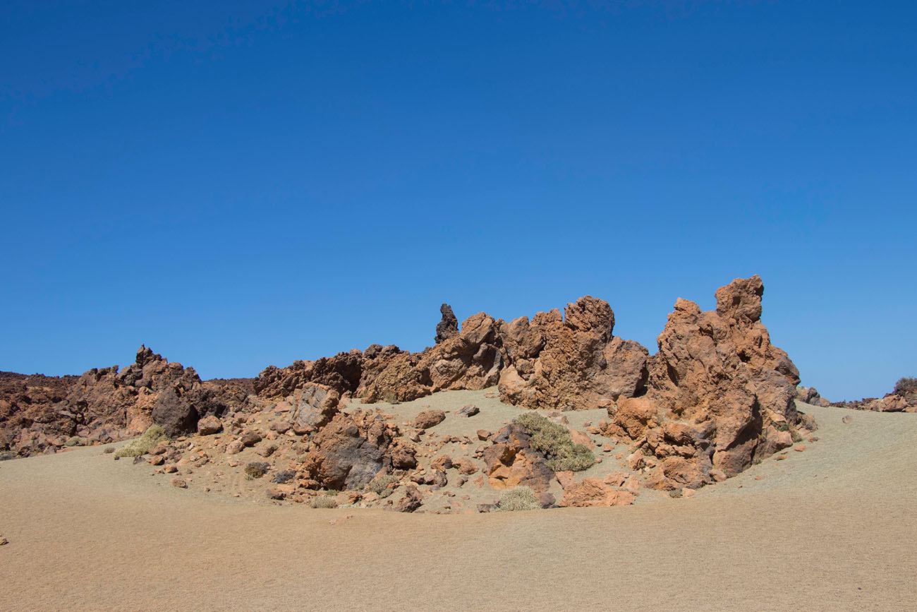 Felsformationen am Fu&szlig;e des Teide 