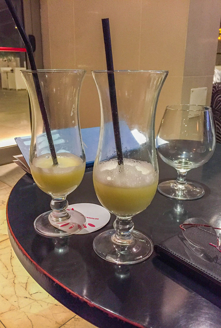 Pi&ntilde;a Colada am Abend ;-) 