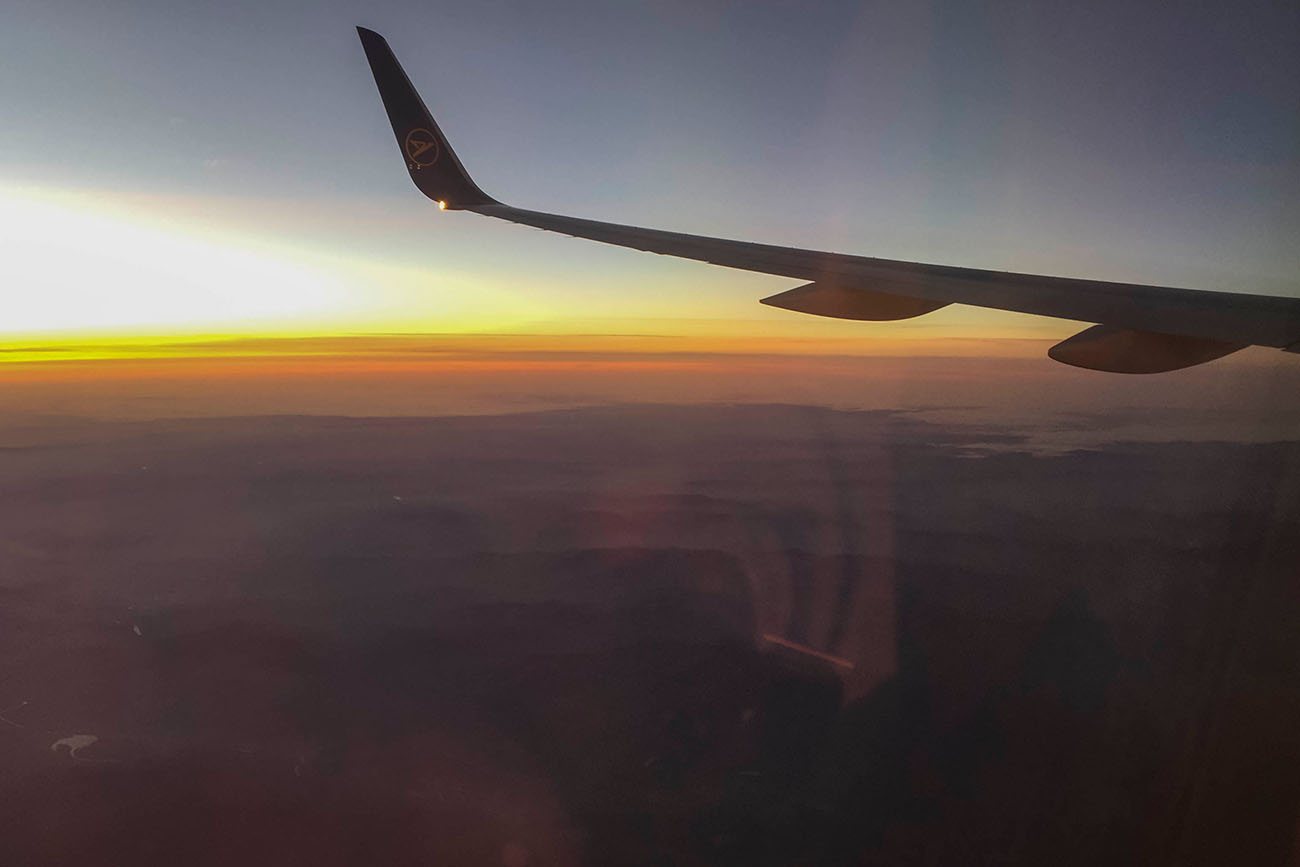 Sonnenuntergang über Spanien 