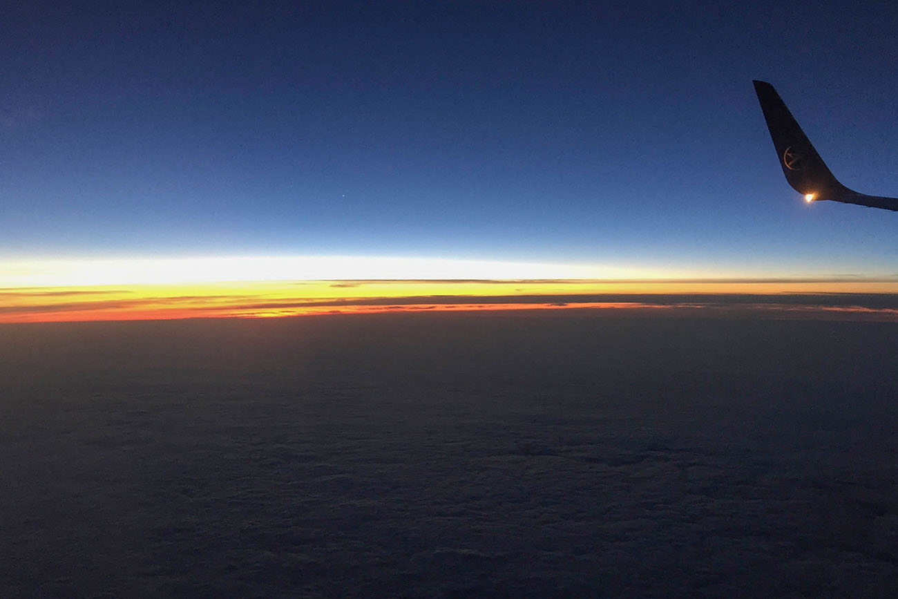 Sonnenuntergang über Spanien 