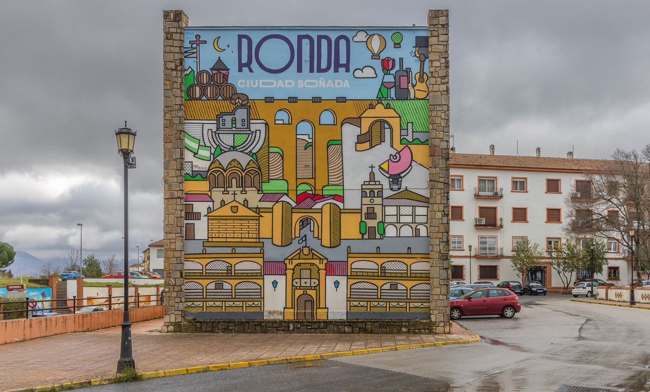 Die Fotos beginnen direkt in Ronda, da es unterwegs geregnet hatte