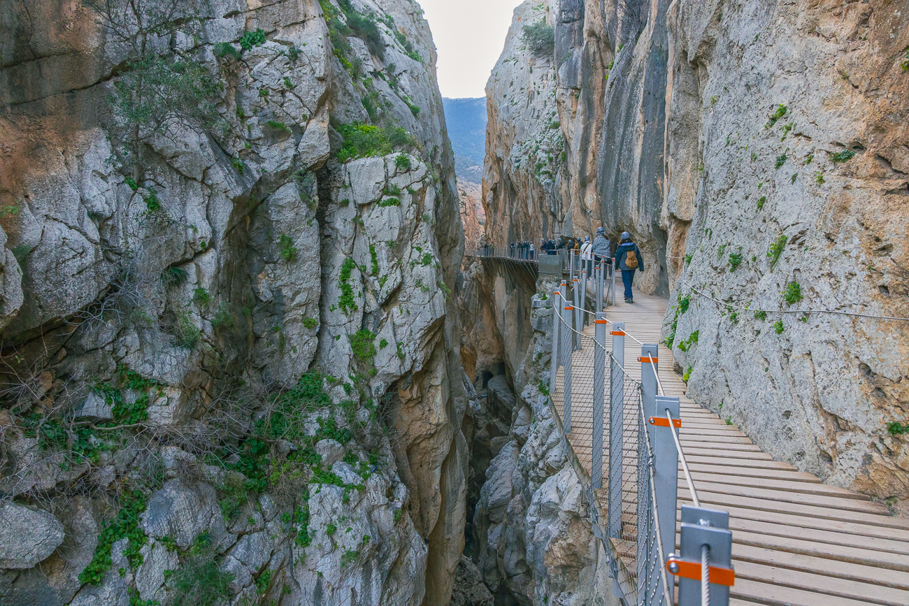 Heutzutage ist der Caminito gut ausgebaut und gesichert