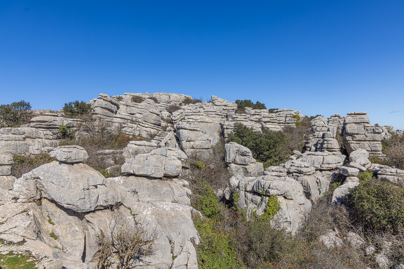 Die Felsen sehen schon etwas seltsam aus ...