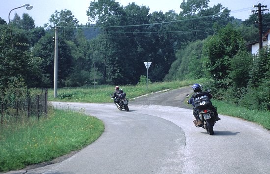 Bernd, dahinter Guido und Merle