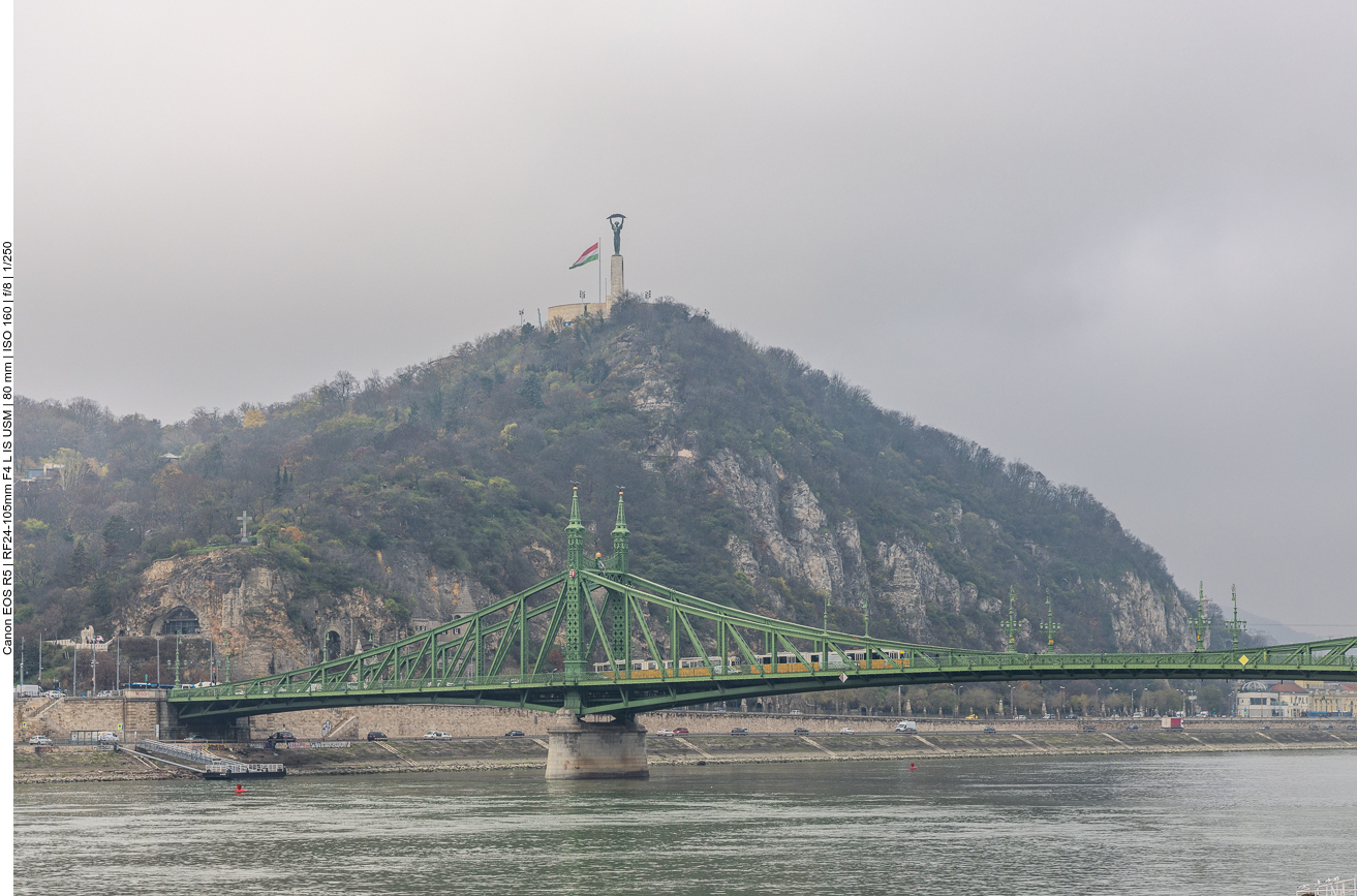 Heute geht es auf die Budaer Seite, zunächst zum Gellért-Berg hinauf