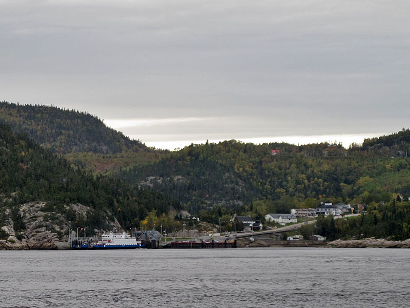 Am anderen Ufer des Saguenay liegt Tadoussac