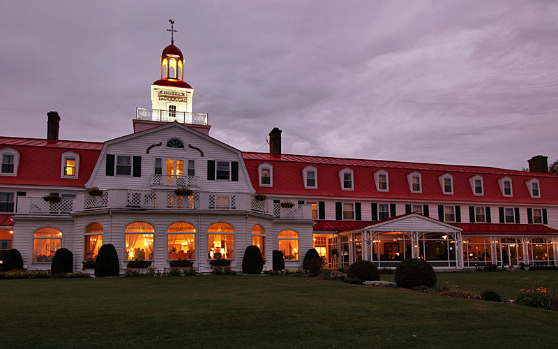 Das alte Hotel Tadoussac ...