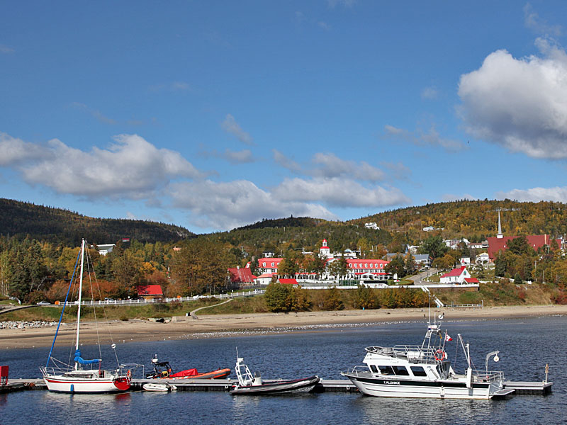 Blick auf Tadoussac