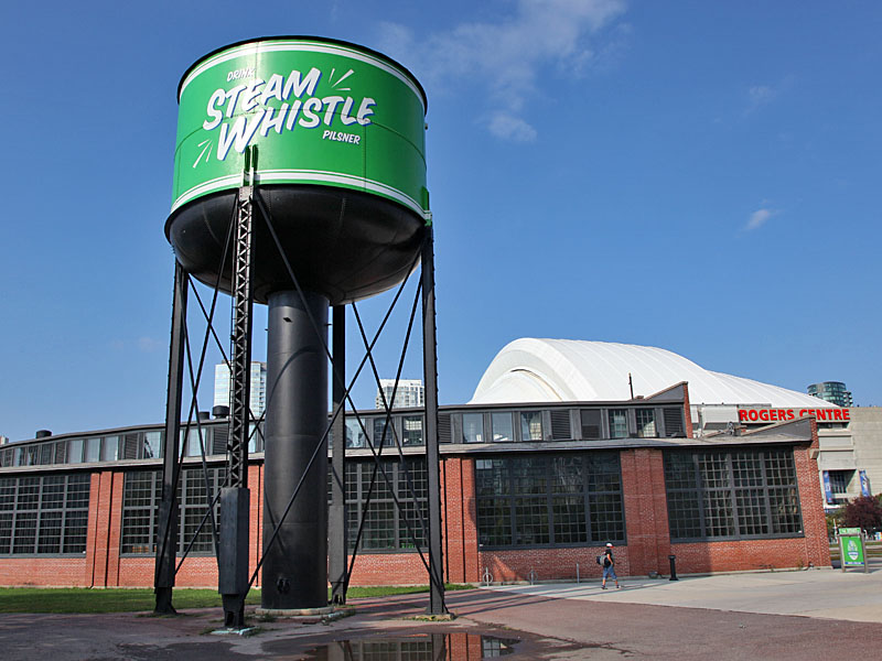 Wasserturm neben der Brauerei