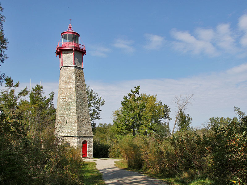 Schwer zu finden, der Leuchtturm der Insel