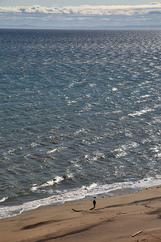 Einsame am Strand