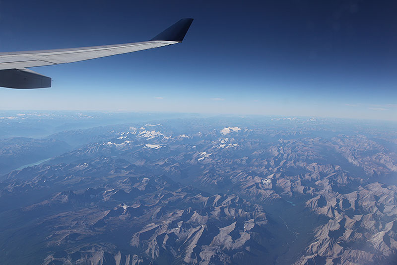 &Uuml;ber den Rocky Mountains