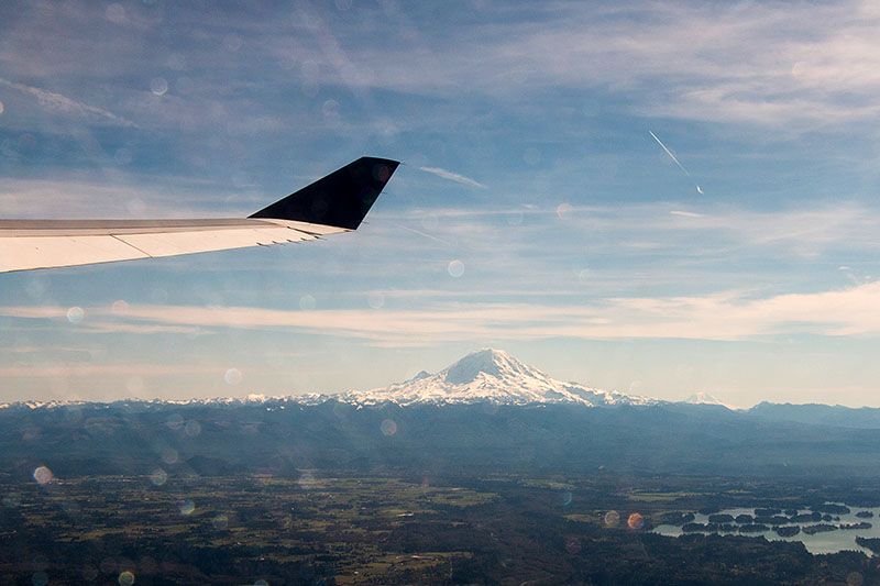 Mount Rainier, s&uuml;d&ouml;stlich von Seattle