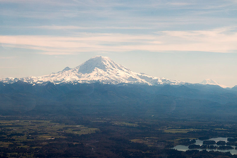 Mount Rainier, s&uuml;d&ouml;stlich von Seattle