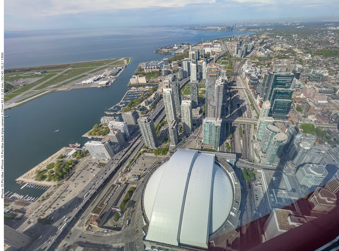 Das Rogers Center von oben