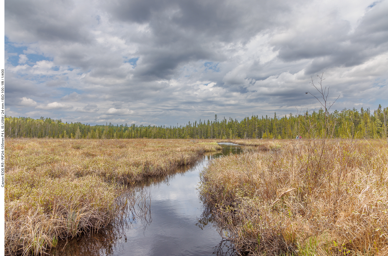 Am Ablauf des Norway Lakes