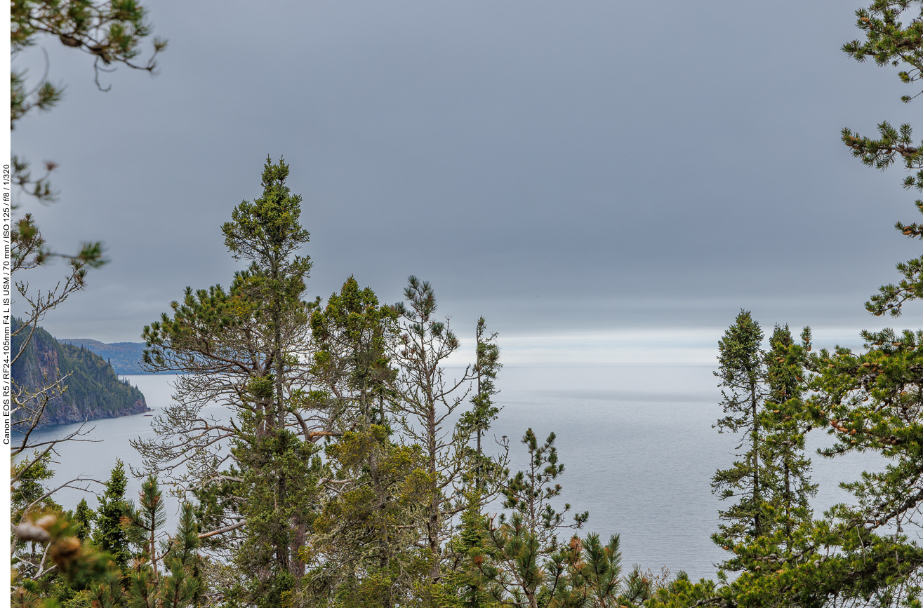 Blick in die Old Woman Bay ...