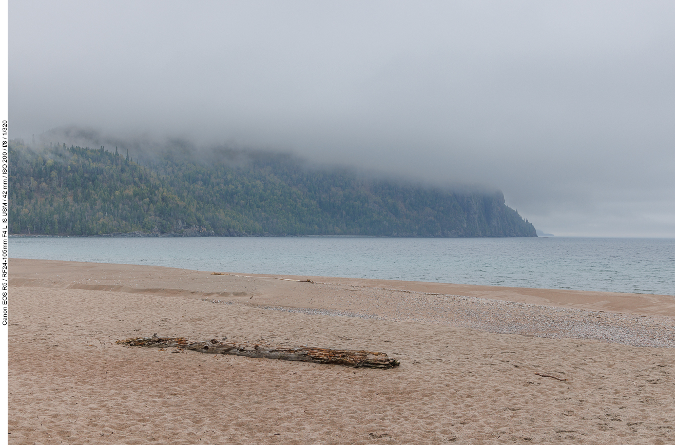 Am Strand der Old Woman Bay