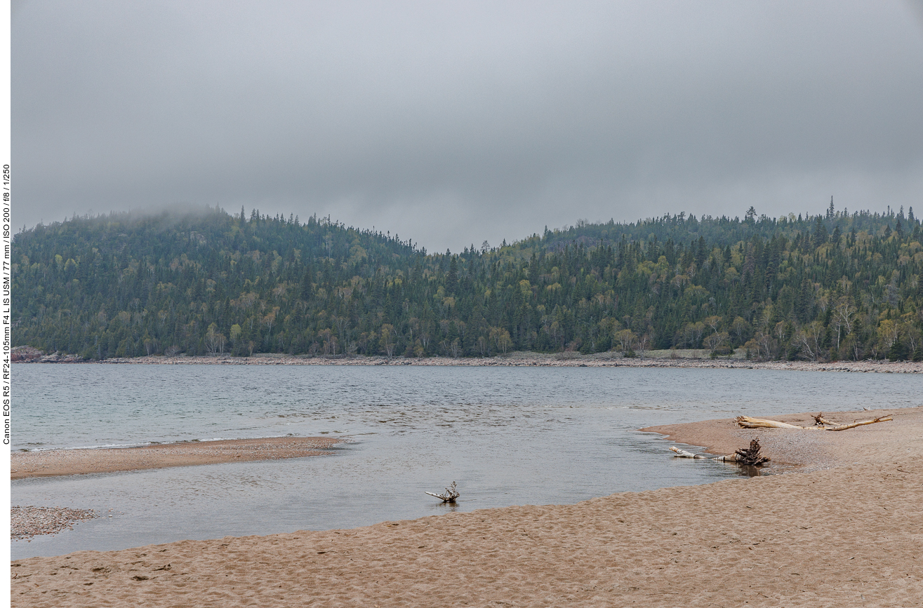 Am Strand der Old Woman Bay