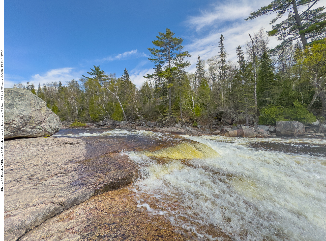 Stromschnellen des Sand Rivers