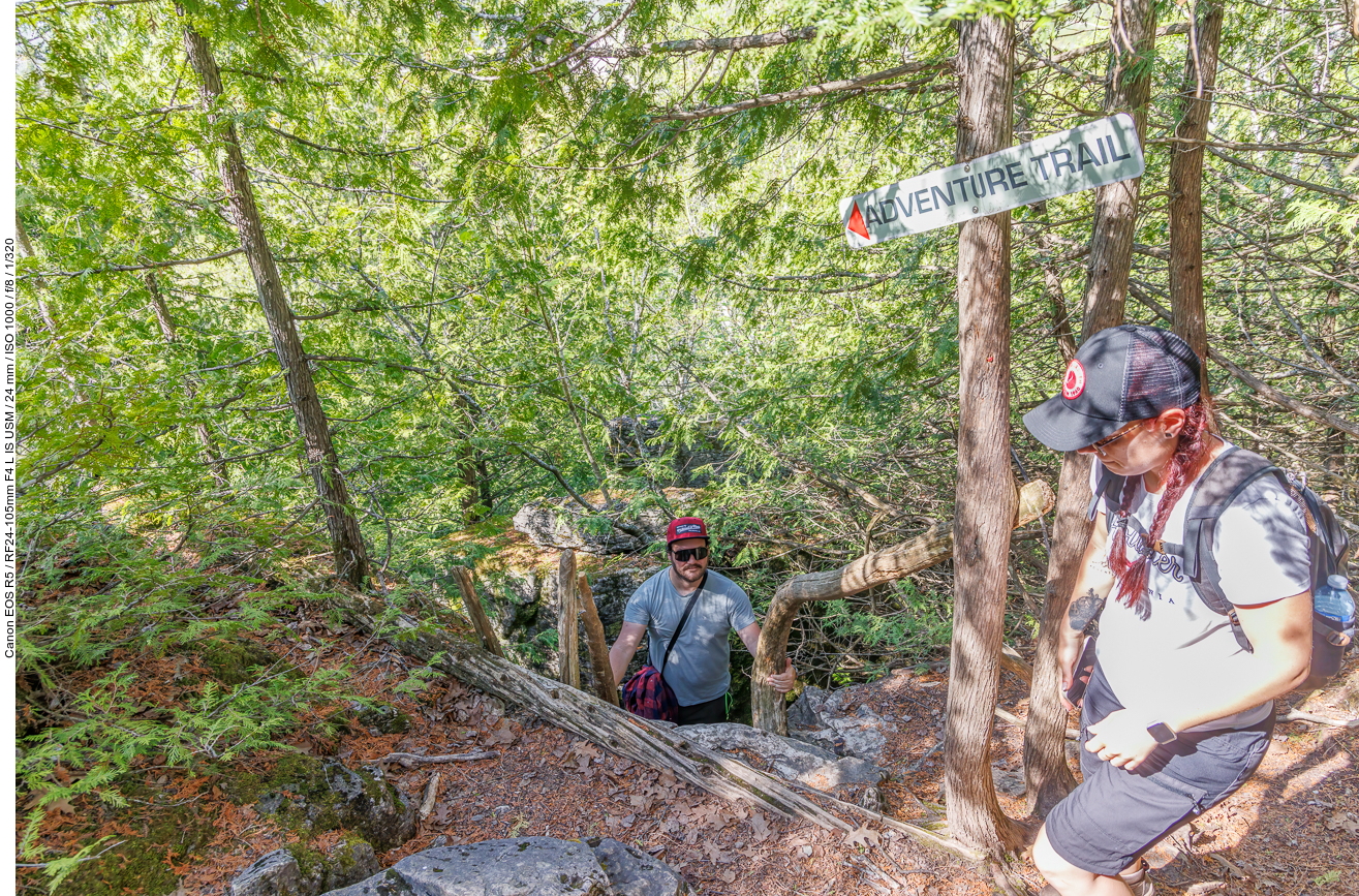 Natürlich nehmen wir den Adventure-Trail