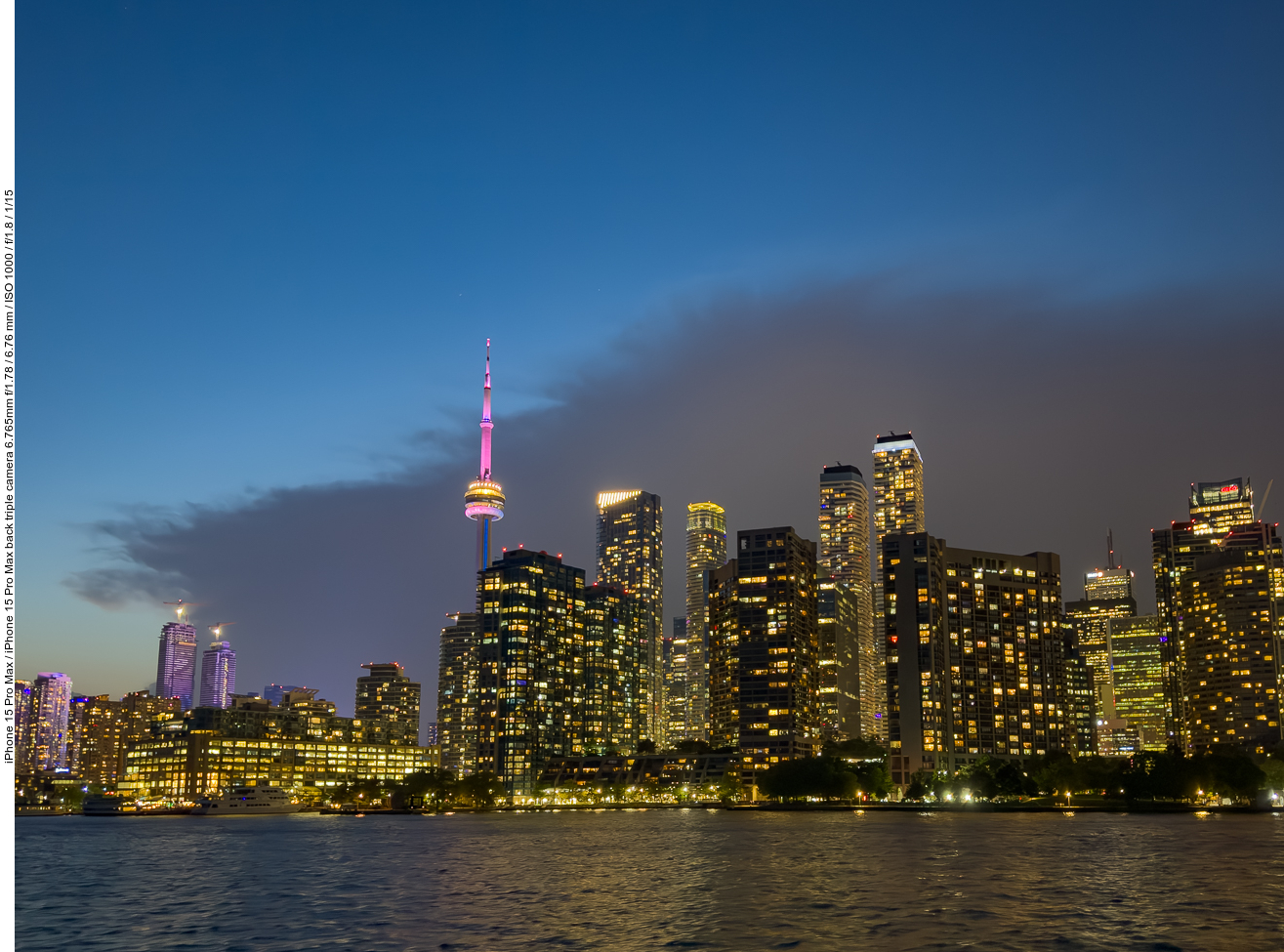 Von den Toronto Islands aus ...