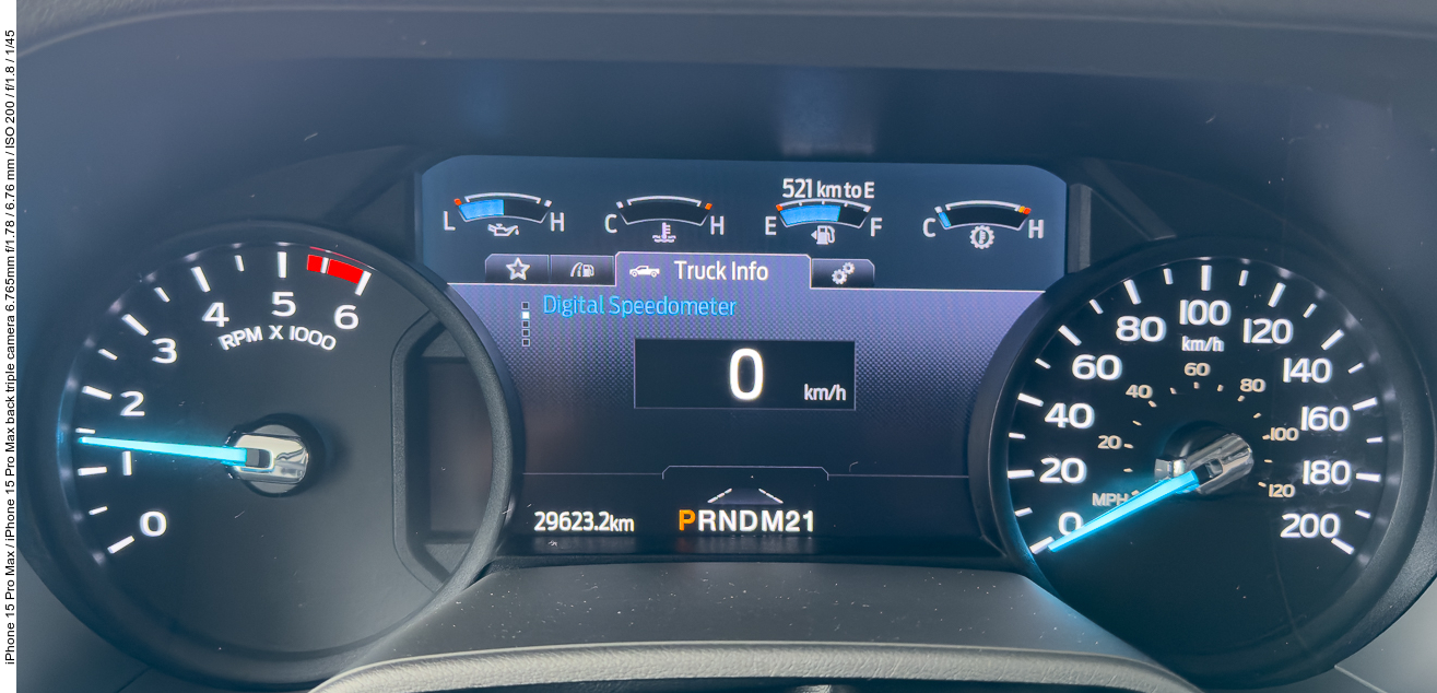 Kilometerstand bei der Übernahme: 29.623,6 km