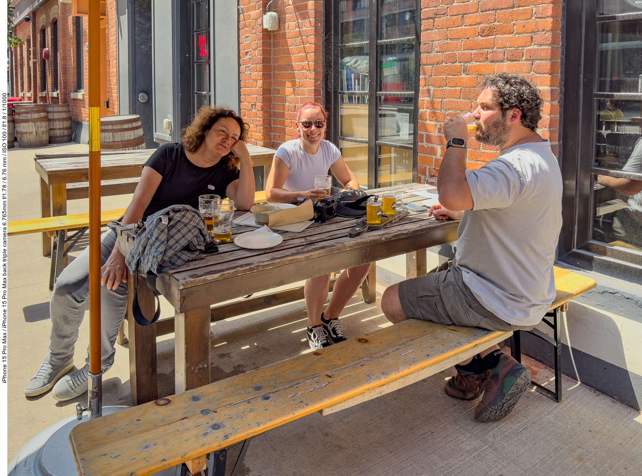 Neben dem Bier gab es natürlich auch etwas handfestes zum Essen ;-)