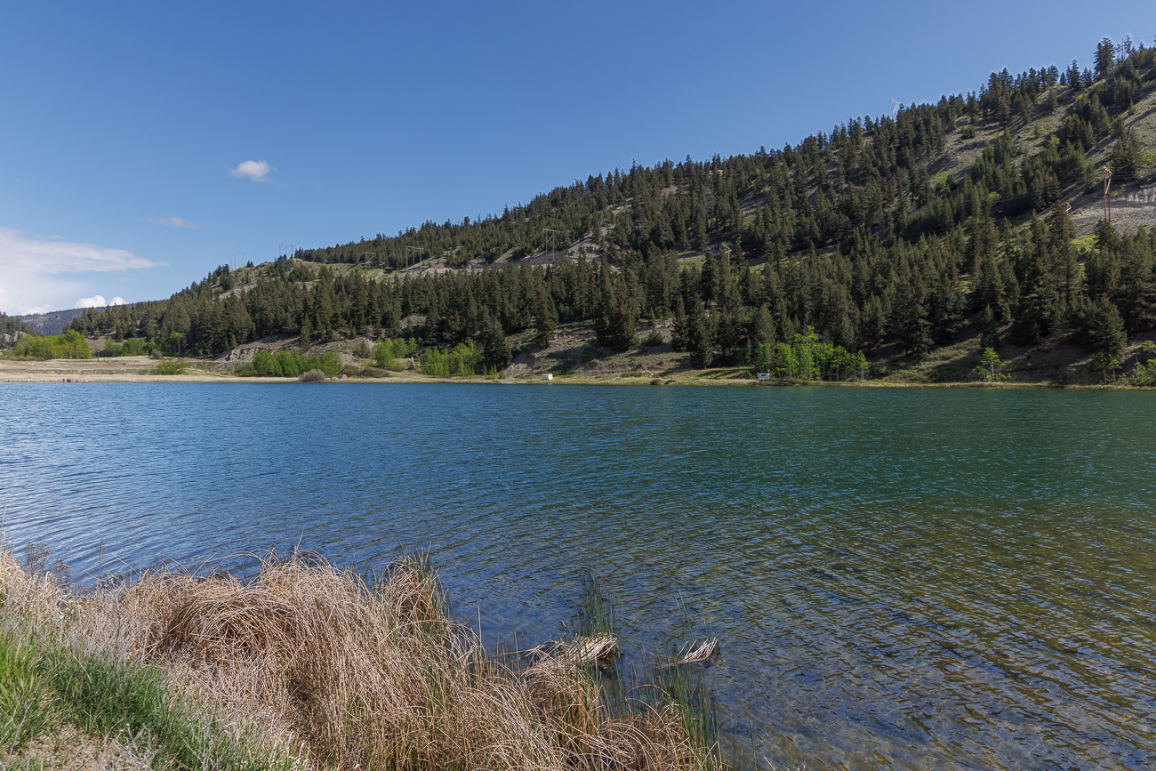Am Pavilion Lake ...