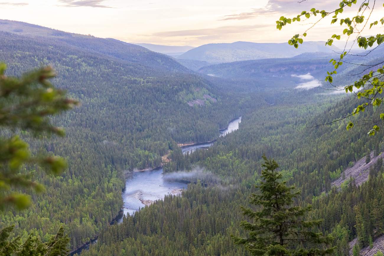 Blick auf den Spahats Creek