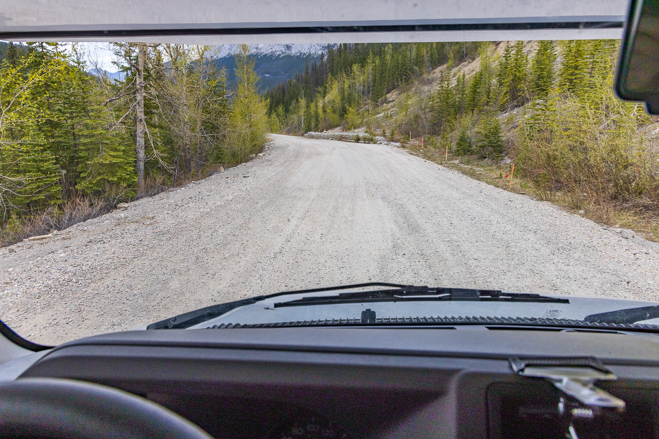 Auf der Fahrt nach Hinton