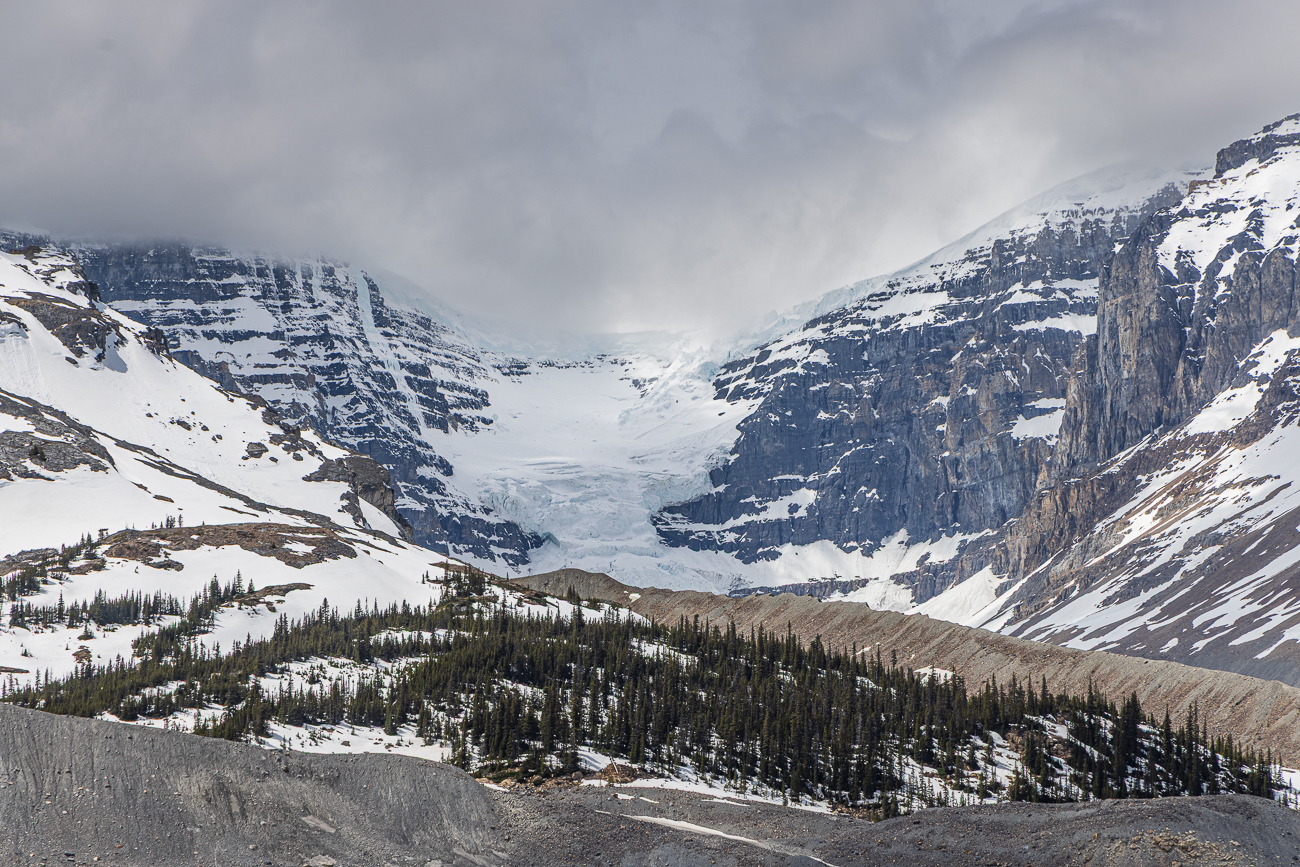 Saskatchewan Glacier etwas näher