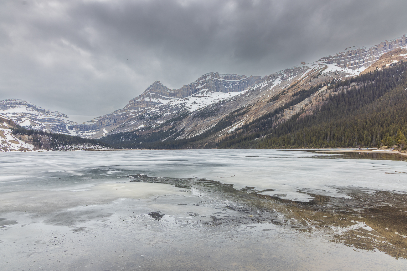 Einige Kilomerter weiter besuchen wir den Bow Lake