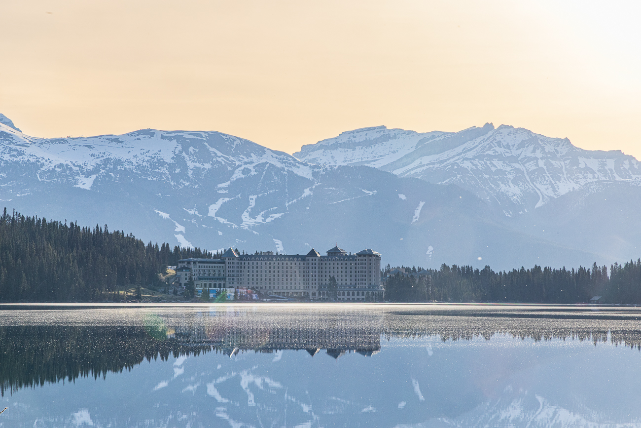 Das Fairmont Chateau am Lake Louise, dort starten wir den zweiten Teil unserer Wanderung