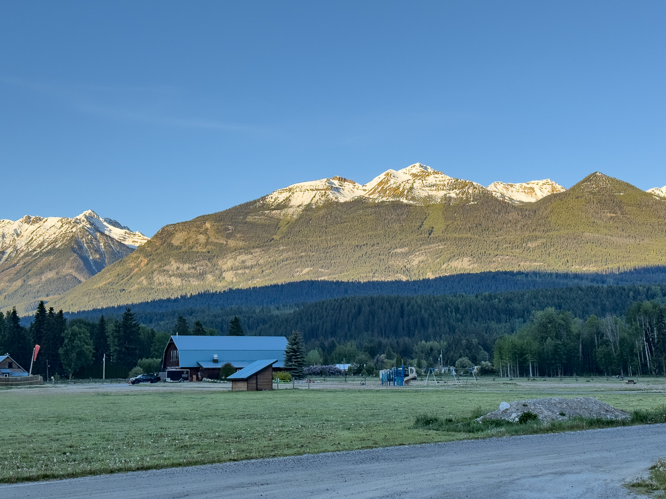 ... auf dem Campingplatz bei Golden