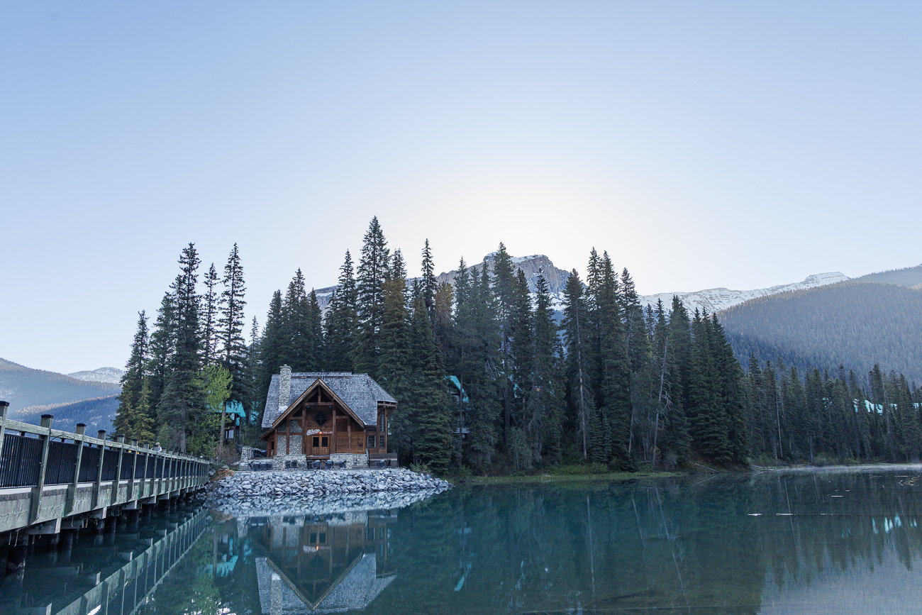 Wir wollen nämlich sehr früh am Emerald Lake sein ...