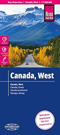 Reise Know-How Landkarte Kanada West (1:1.900.000): reiß- und wasserfest (world mapping project)
