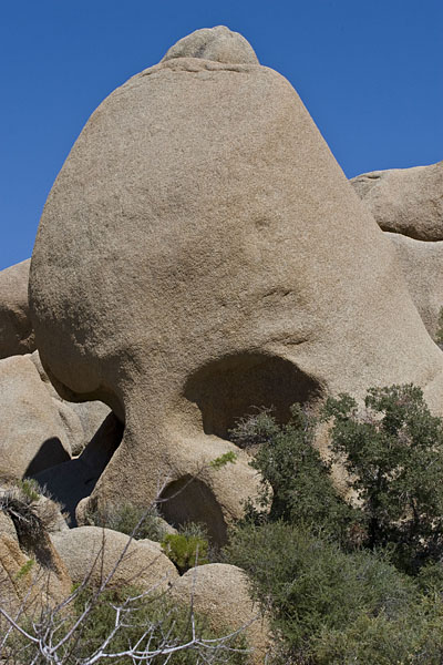Der "Skull Rock" macht seinem Namen Ehre