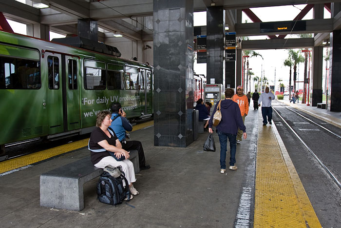 Mit der Straßenbahn von San Diego nach San Isidro (Mexikanische Grenze)