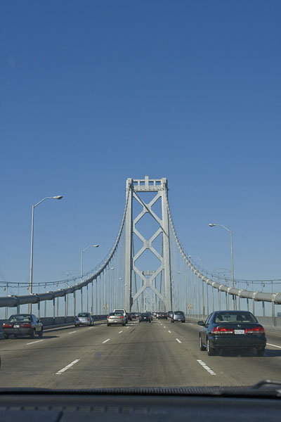 Fahrt auf die Bay Bridge