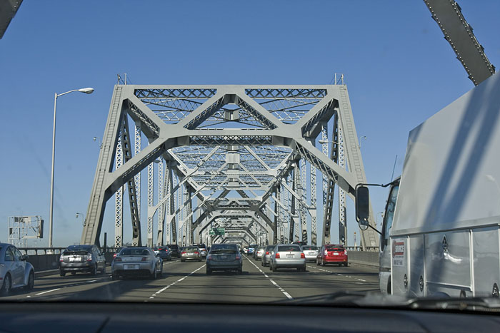Fahrt über die Bay Bridge
