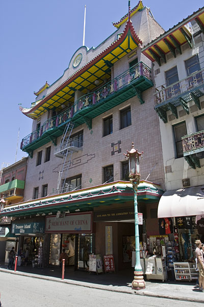 Amerikanische Architektur auf chinesisch umgebaut