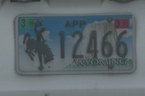 OK, bei 60 MPH aus dem fahrenden Auto aus aufgenommen