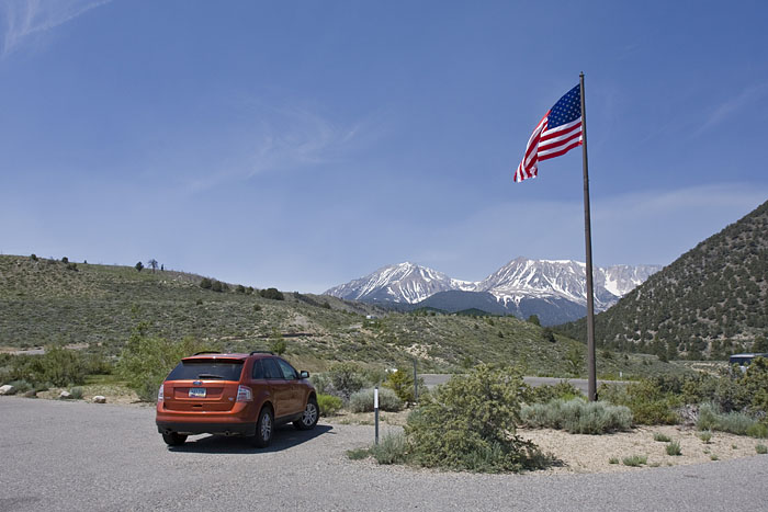 Rückfahrt zum Tioga Pass